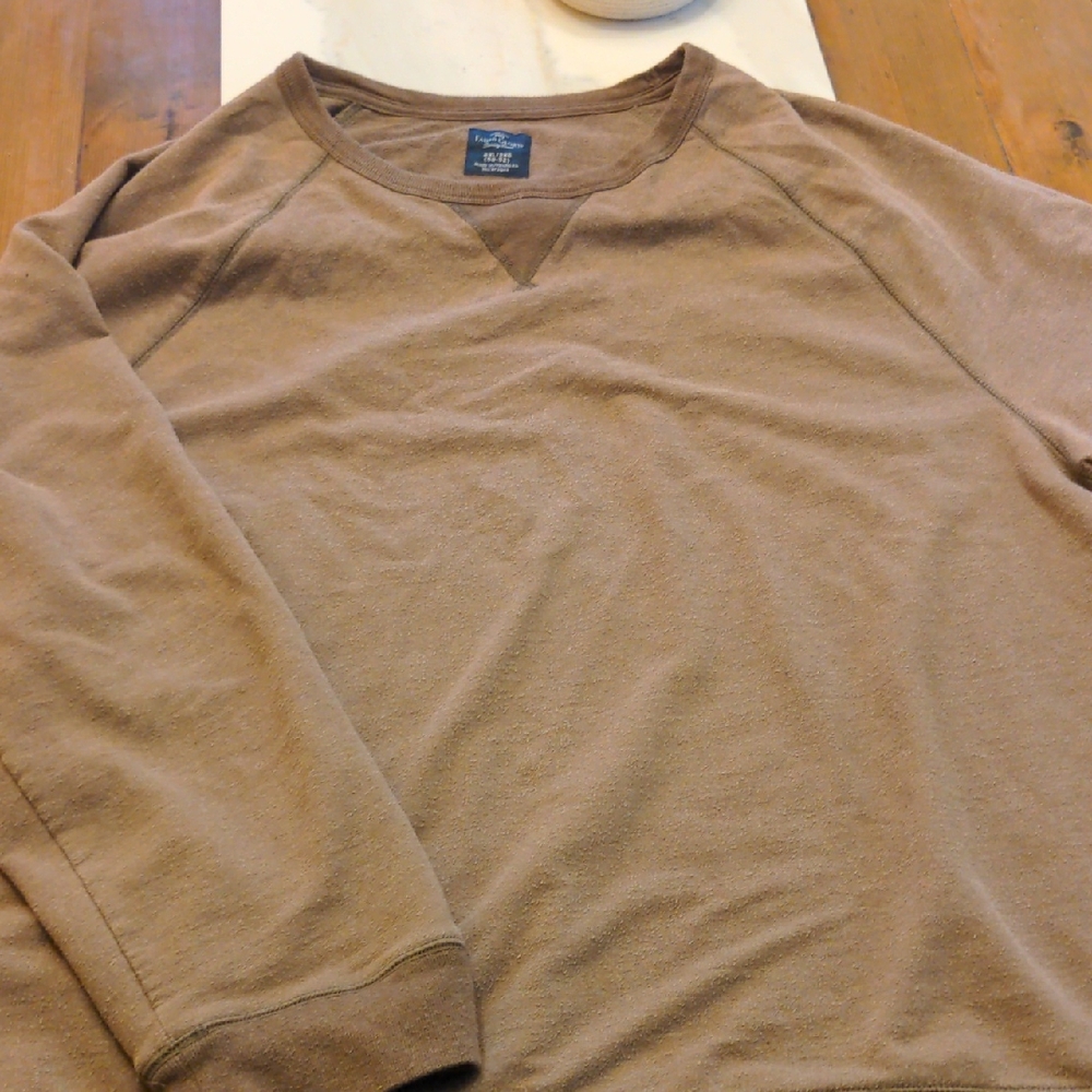 Vintage Faded Glory Men's Tan Crewneck Sweater
